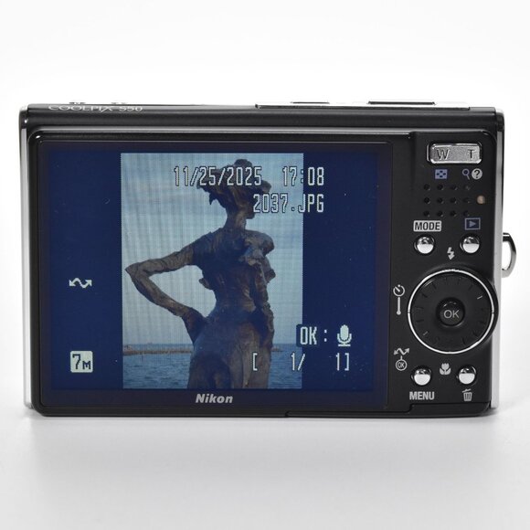 Nikon Coolpix S50 Digital Camera 7.2MP 3x Optical Zoom with VR 32GB SD Card - Picture 5 of 16